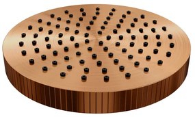 BRAUER Stripe Regendouchekop - 25cm - koper geborsteld PVD 5-GK-466