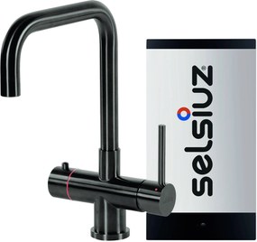 Selsiuz 3-in-1 kokend water kraan haaks met single boiler gun metal