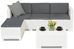 Colorado Relax technorattan loungemeubelset wit Bica