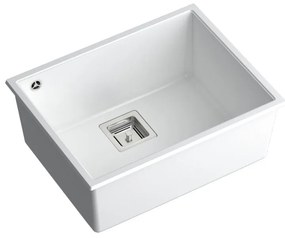 granieten spoelbak DAVID 50 White