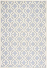 Handgetuft laagpolig wollen vloerkleed Lola