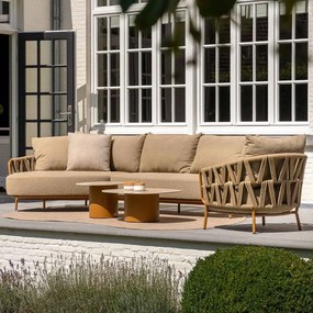 4 Seasons Sofie loungetafel 50x60x35 cm amber - ceramic