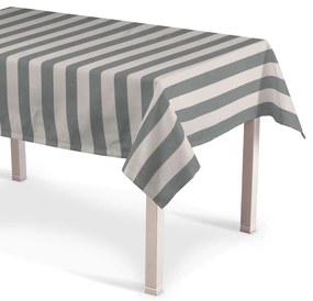 Dekoria Rechthoekig tafelkleed collectie Quadro wit-grijs 130 × 130 cm