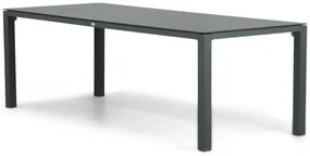 Tuinset 6 personen 220 cm Aluminium/textileen Grijs Domani Furniture Verde/Mateo