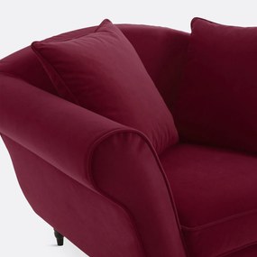 Fauteuil in fluweel, Lipstick