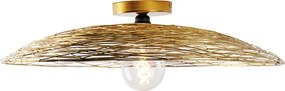 Oosterse plafondlamp goud 60 cm - Glan