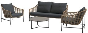 4 Seasons Outdoor Timor 2,5 zits loungebank SALE  Loungebank    beige weerbestendig