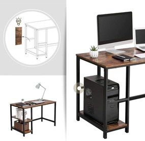 Nancy's Rockefeller Center Bureau - Industriële Werktafel - Vintage Tafel 120 x 75 x 60 - Bureaus