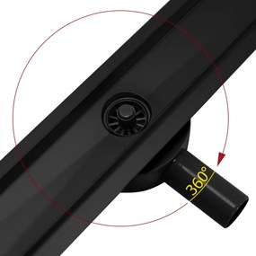 Lineaire afvoer Rea Pure Neo PRO Black 50