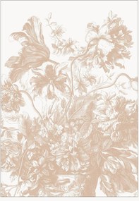 Behang Engraved Flowes