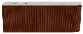 Mondiaz Joya DLux 110cm toiletmeubel ronding rechts ruby met wastafel faye links zonder kraangat glace
