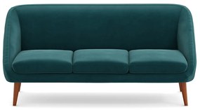 3-zit bank, in fluweel, Séméon