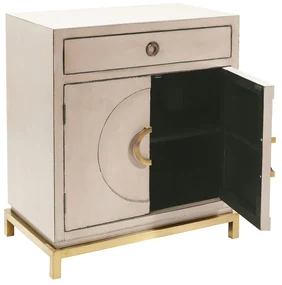 Kare Design Disk Roze Dressoir Met Goud - 76x45x86cm.