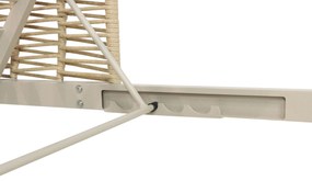 Coco Ibiza Ligbed Aluminium/wicker Grijs