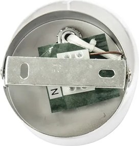 Moderne wandlamp staal met witte kap verstelbaar - Hetta