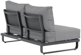 Lifestyle Garden Furniture Venezia Open Bank Aluminium Grijs