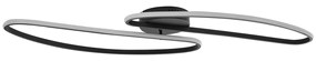 Design plafondlamp zwart 100cm incl. LED 3-staps dimbaar 2-lichts - Pepe Design Binnenverlichting Lamp
