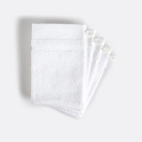 Set van 4 washandjes van gekamd katoenen van 600 g/m², KHEOPS