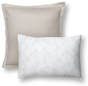Emma Satijnen Kussenslopen 50x70 cm  Beige Bloemboom&amp;Beige