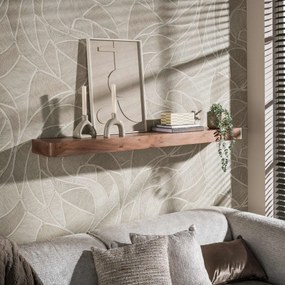 Wandplank Van Acaciahout 150cm - 150x25x8cm.