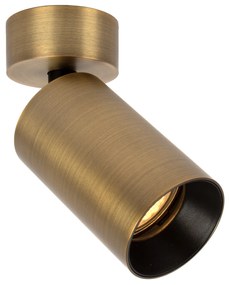 Mila 1 Rond Opbouwspot Messing met Smart RGB LED