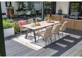 Garden Impressions Kalibo tuinset 7-delig - Penedo tuintafel 230x100 cm