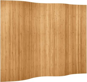 vidaXL Kamerscherm breedte 250 cm hoogte 165 cm bamboe natuurlijk