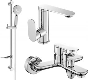 Mexen Milo DF40 badset, chroom - 713053DF40-00