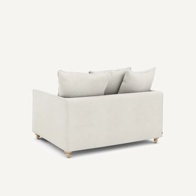 2-zits slaapbank van linnen fluweel, LAZARE