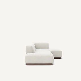 Rechte hoekbank in linnen fluweel, JACOPO