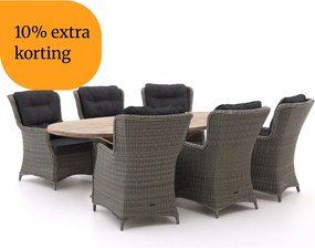 + 10% kassakorting | Diningset Intenso | 6 personen | Tuinset teakhout | 7-delig | 240x120cm | Kees Smit Tuinmeubelen
