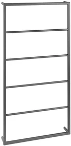 Sapho Industrial handdoekrek hangend 115x60cm mat zwart