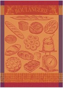Jacquard theedoeken Boulangerie Moulin Ambre, 4-delig