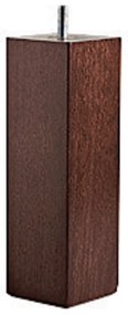 Set van 4 poten voor bedbodem, vierkant, hoogte. 17 cm