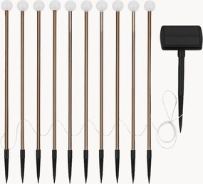 Dimbare solar LED stake lamp Lolly, 10-delig