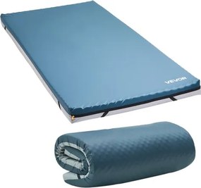 VEVOR verpleegmatras, draagvermogen 136 kg, medisch dubbellaags schuimmatras, waterdicht, voor de behandeling van decubitus in verpleeghuizen en thuiszorg, 1930 x 864 x 89 mm