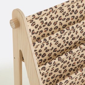 Kinderboekenplank met luipaardprint Azhar