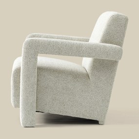 Japandi Fauteuil Beige Stof