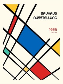 Ilustratie Bauhaus Geometric Design Retro, Retrodrome