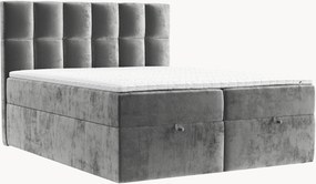 Handgemaakt chenille divan bed Essence met opbergruimte, H4