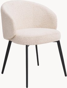 Bouclé eetkamerstoelen Lloyd, 2 stuks