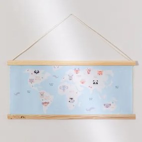Decoratieve Wereldkaart Mapzo Kids Meerkleurig Fresh - Sklum