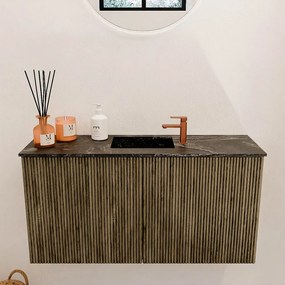 Mondiaz Joya DLux 80cm toiletmeubel dusk met wastafel faye midden 1 kraangat lava