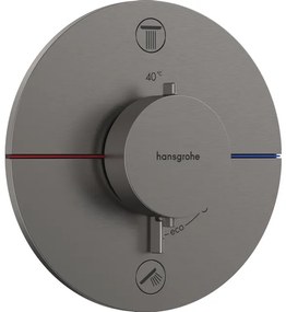 Hansgrohe Showerselect thermostaat inbouw voor 2 functies black chrome 15556340