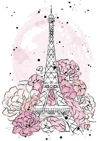 Ilustratie Peony paris, Martina Pavlova