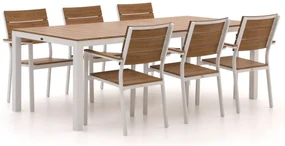 Bellagio Fidenza 220cm dining tuinset 7-delig stapelbaar