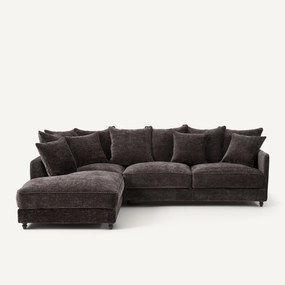 Hoekslaapbank van gerecycled polyester, Lazare