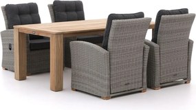 Diningset Intenso | 4 personen | Tuinset teakhout | 5-delig | Kees Smit Tuinmeubelen