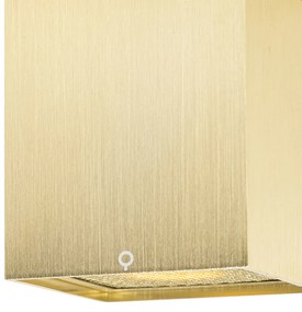Design opbouwSpot / Opbouwspot / Plafondspot goud GU10 50mm - Qubo Honey Design GU10 vierkant Binnenverlichting Lamp