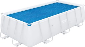 Bestway drijvende solar cover/afdekzeil - rechthoek - L380 x B180 cm